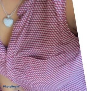 Gap sleeveless  comfy patterned blouse Sz L